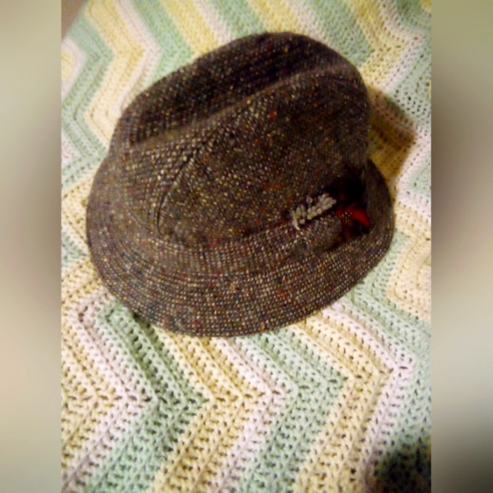 Irish Walking Tweed Hat by Hanna Hats Size M